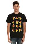 Pokemon Pikachu Hat Grid T-Shirt, , alternate