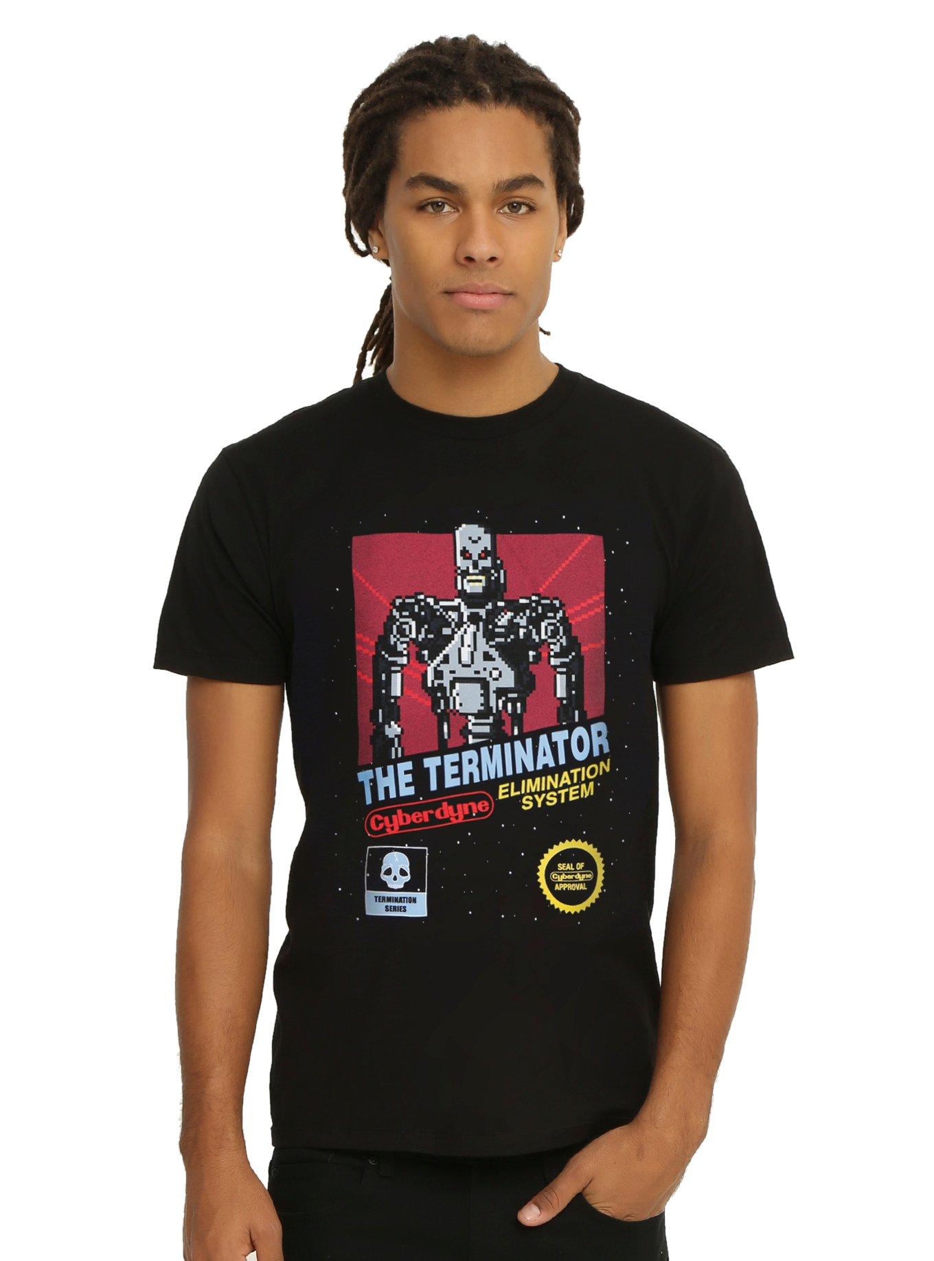 The Terminator Termin8-Bit T-Shirt, , alternate