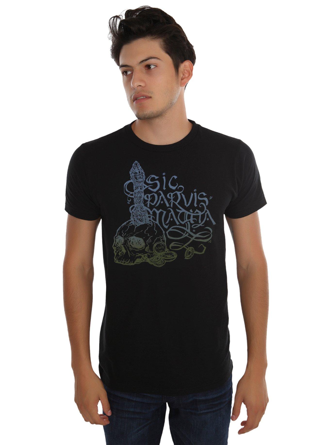 Uncharted Sic Parvis Magna T-Shirt, , alternate