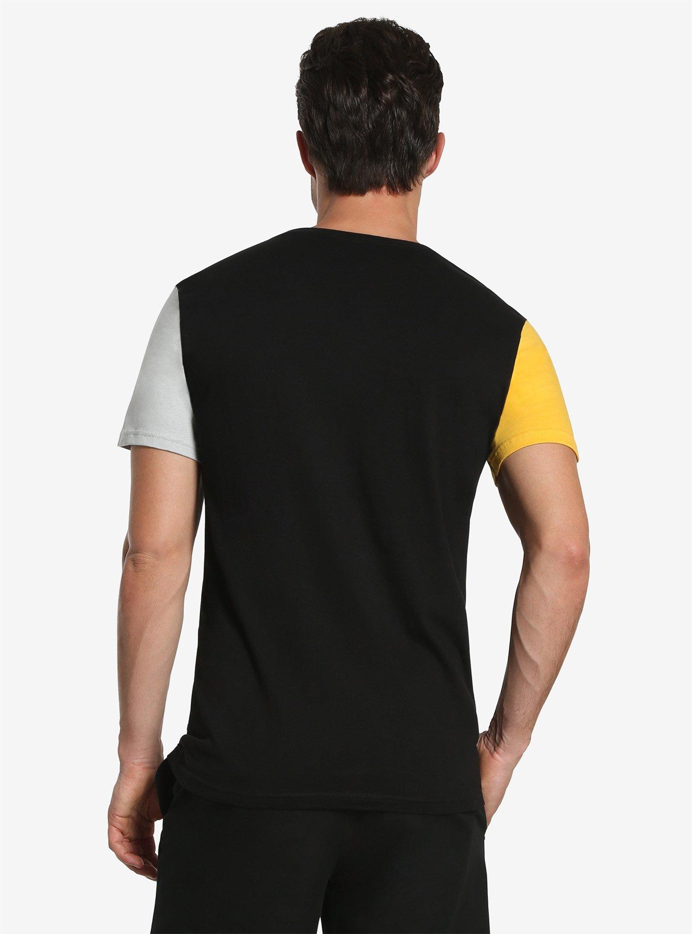 Harry Potter Hufflepuff Colorblock Tee, , alternate