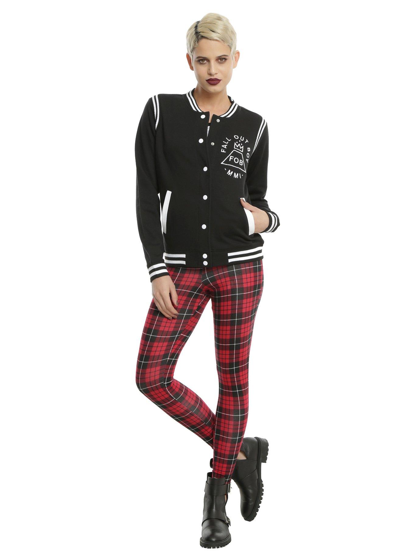 Fall Out Boy Girls Varsity Jacket, , alternate