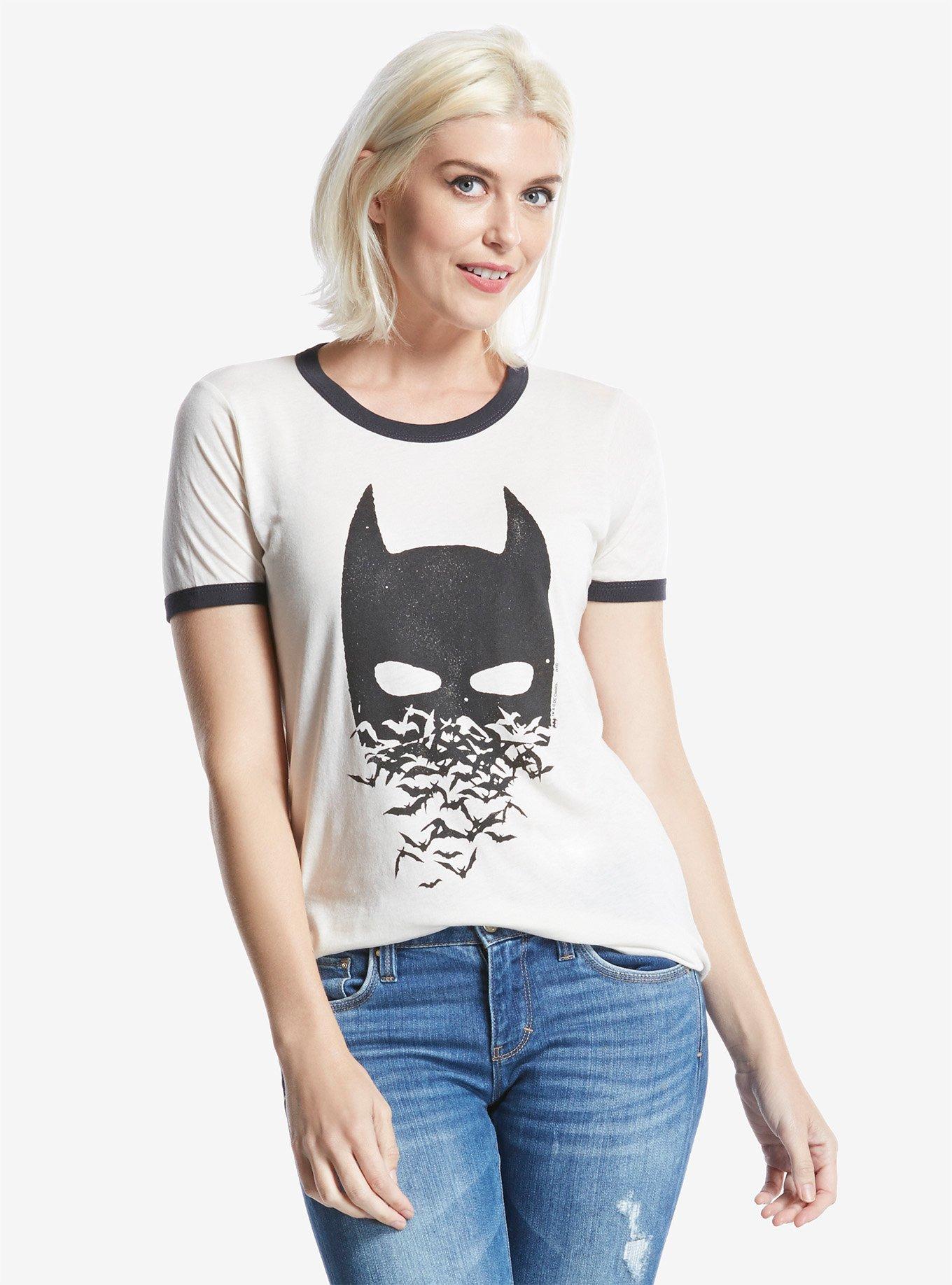 Junk Food DC Comics Batman Womens Ringer Tee, , alternate
