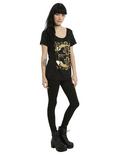 Harry Potter Fantastic Beasts And Where To Find Them Gold Foil Girls T-Shirt, , alternate