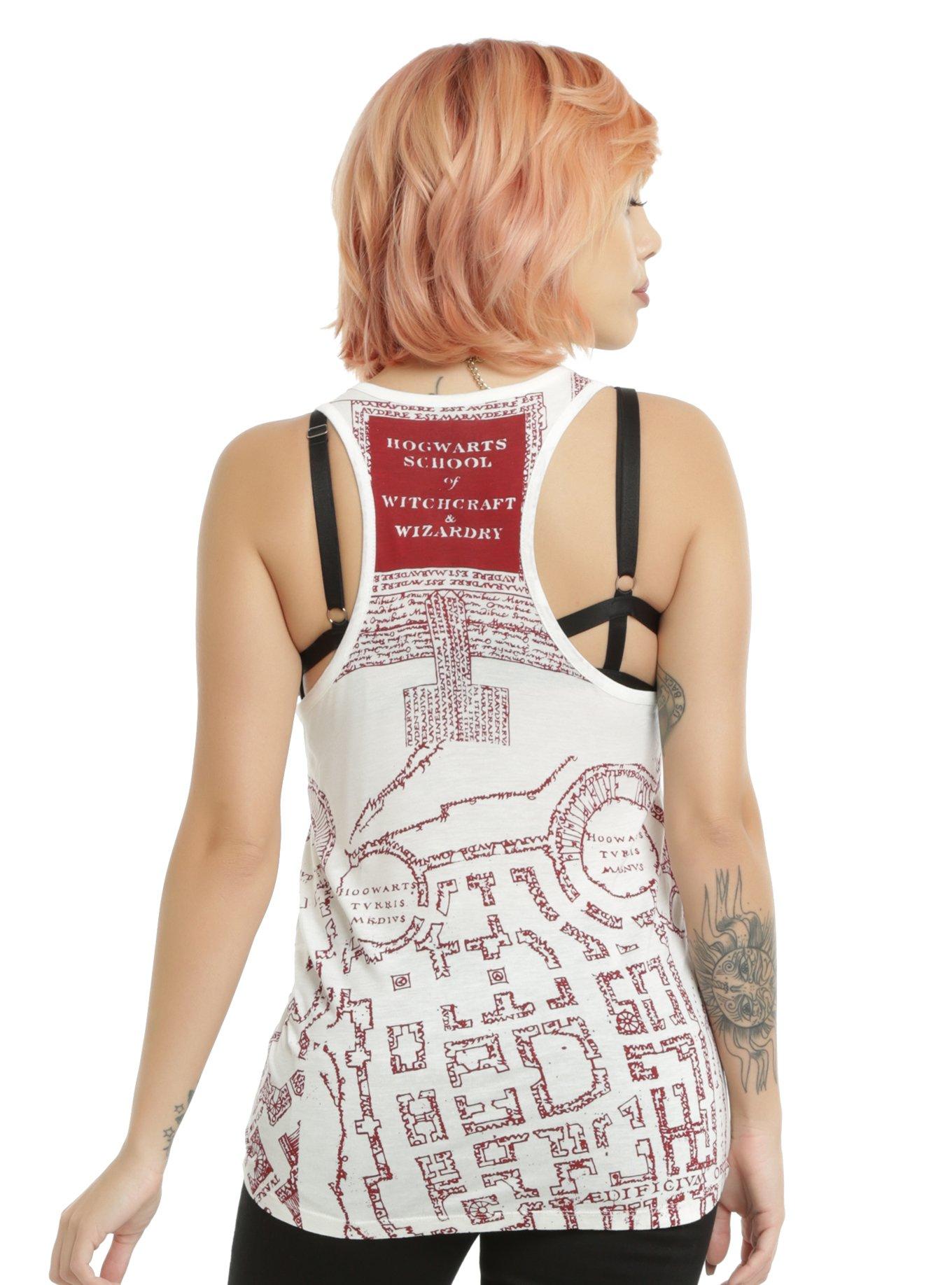 Harry Potter Marauder's Map Girls Tank Top, , alternate