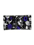 The Nightmare Before Christmas Sketched Icons Flap Wallet, , alternate