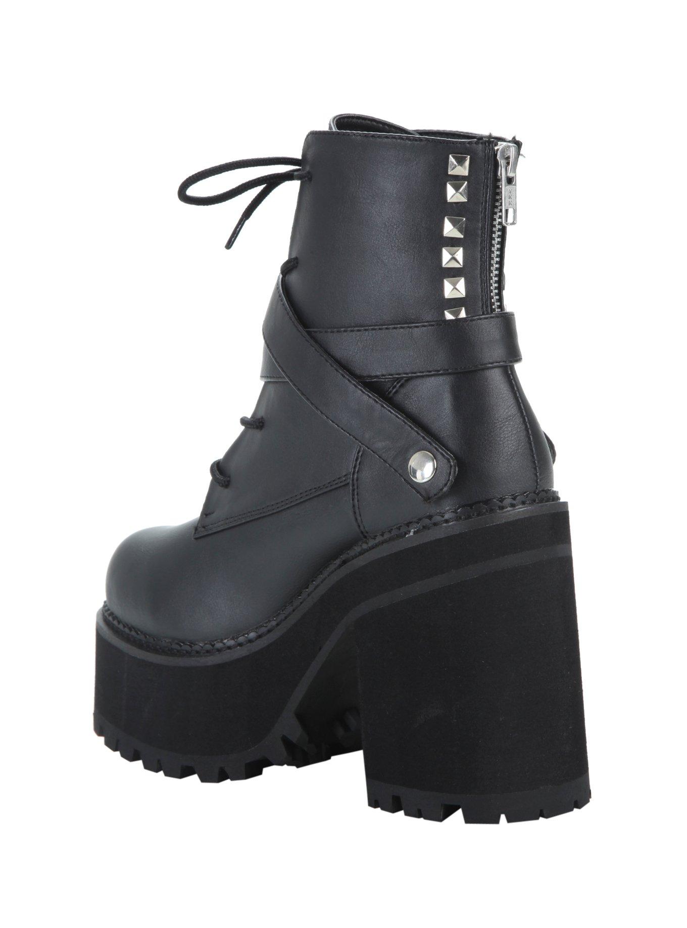 Demonia By Pleaser Assault 101 Platform Ankle Boots, , alternate