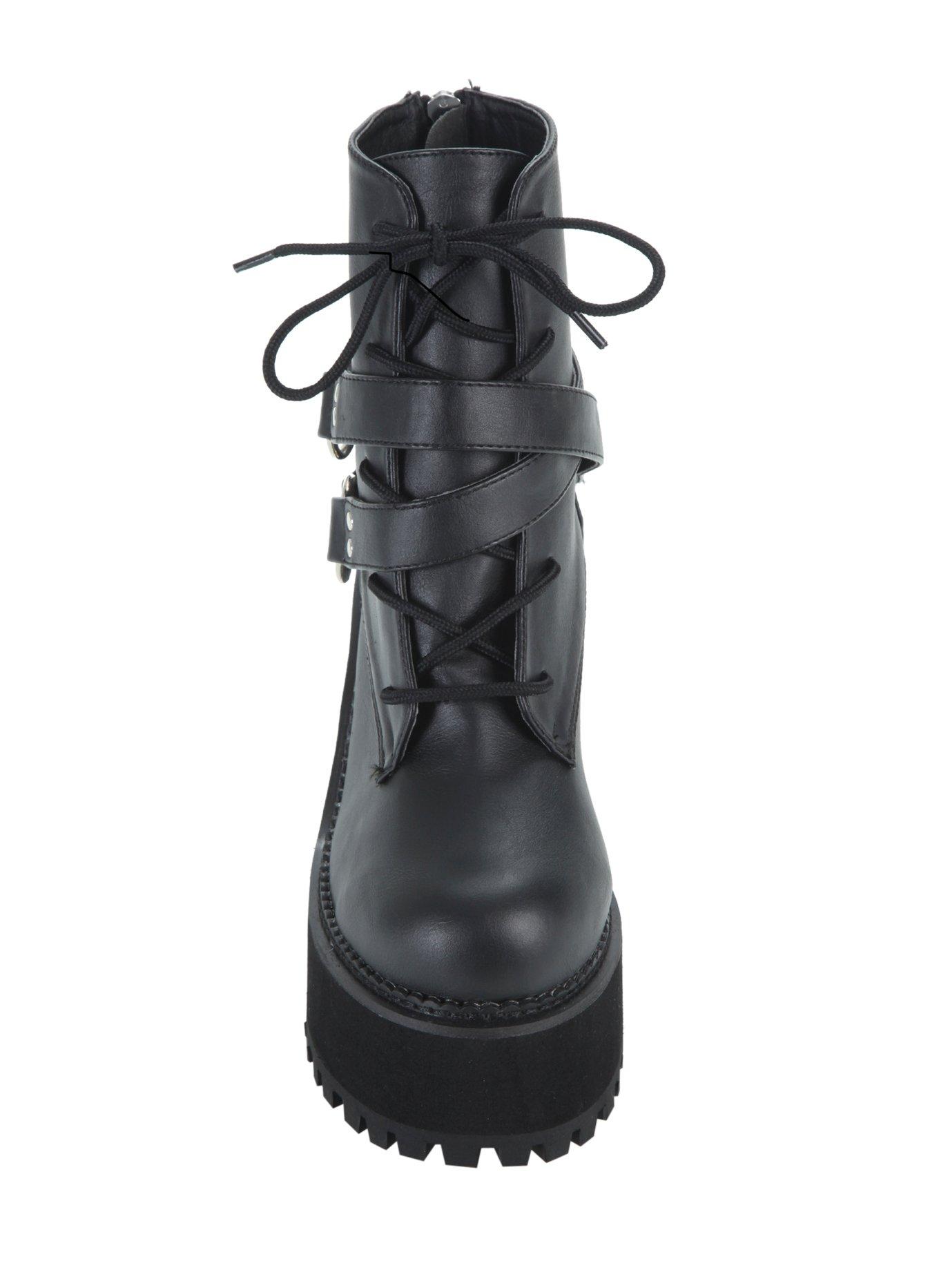 Demonia By Pleaser Assault 101 Platform Ankle Boots, , alternate