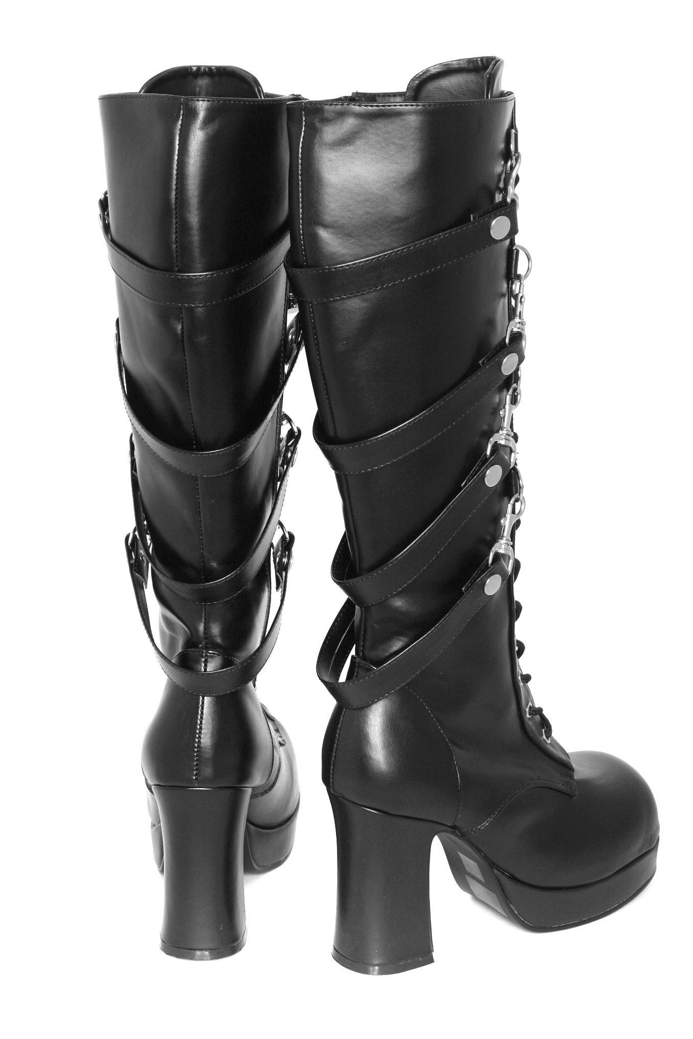 Demonia Gothika Lace-Up Boots, , alternate