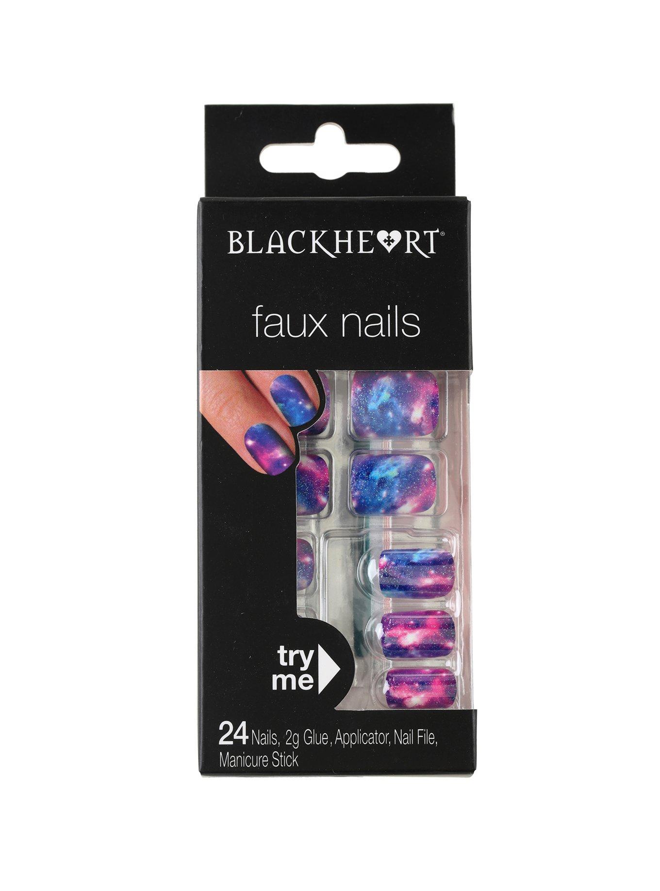 Blackheart Galaxy Press-On Nails, , alternate