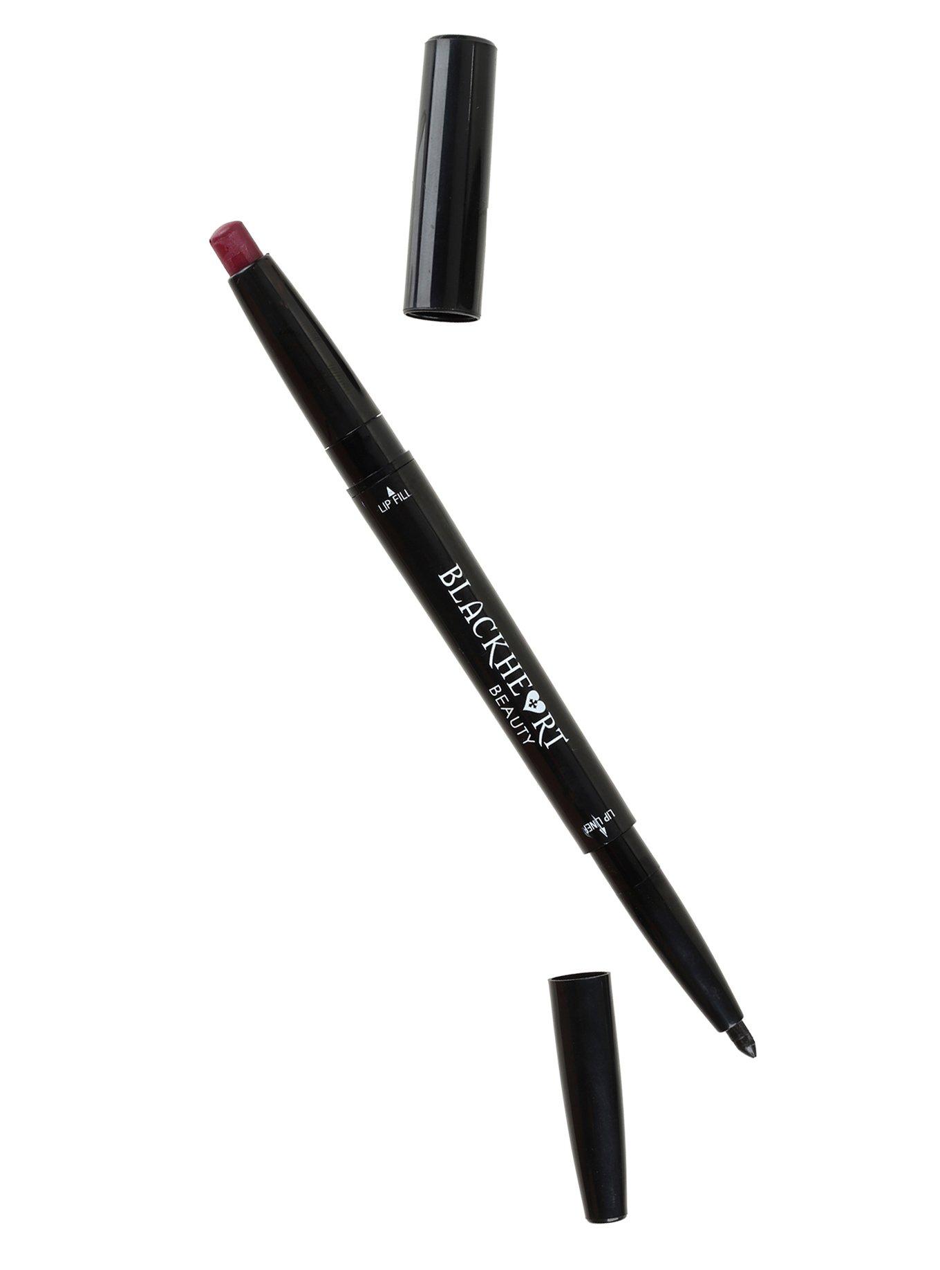 Blackheart Beauty Black & Burgundy Ombre Lip Pencil, , alternate
