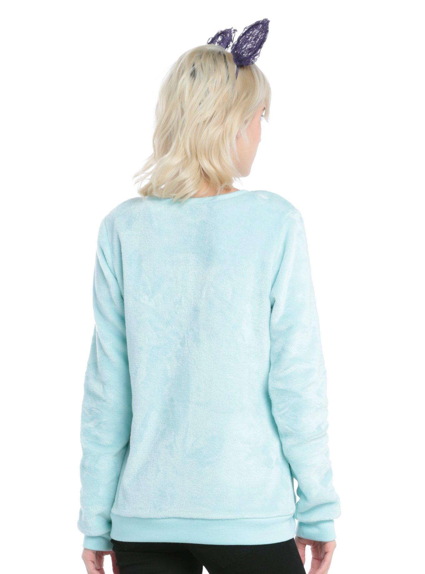 Disney Peter Pan Neverland Girls Fuzzy Sweater, , alternate