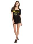 Nirvana Yellow Smiley Girls Boyfriend T-Shirt, , alternate