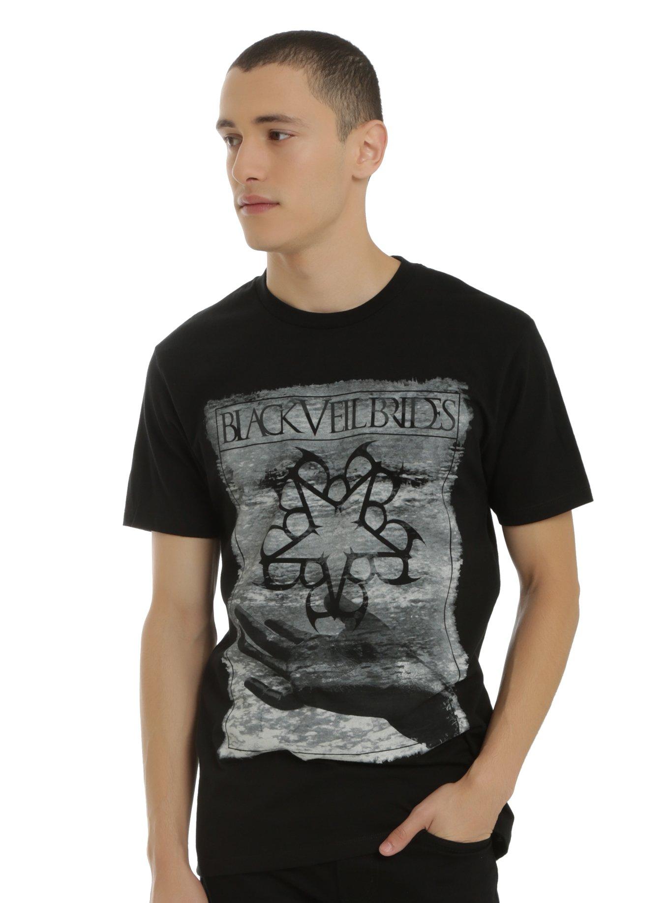 Black Veil Brides Hand Logo T-Shirt, , alternate