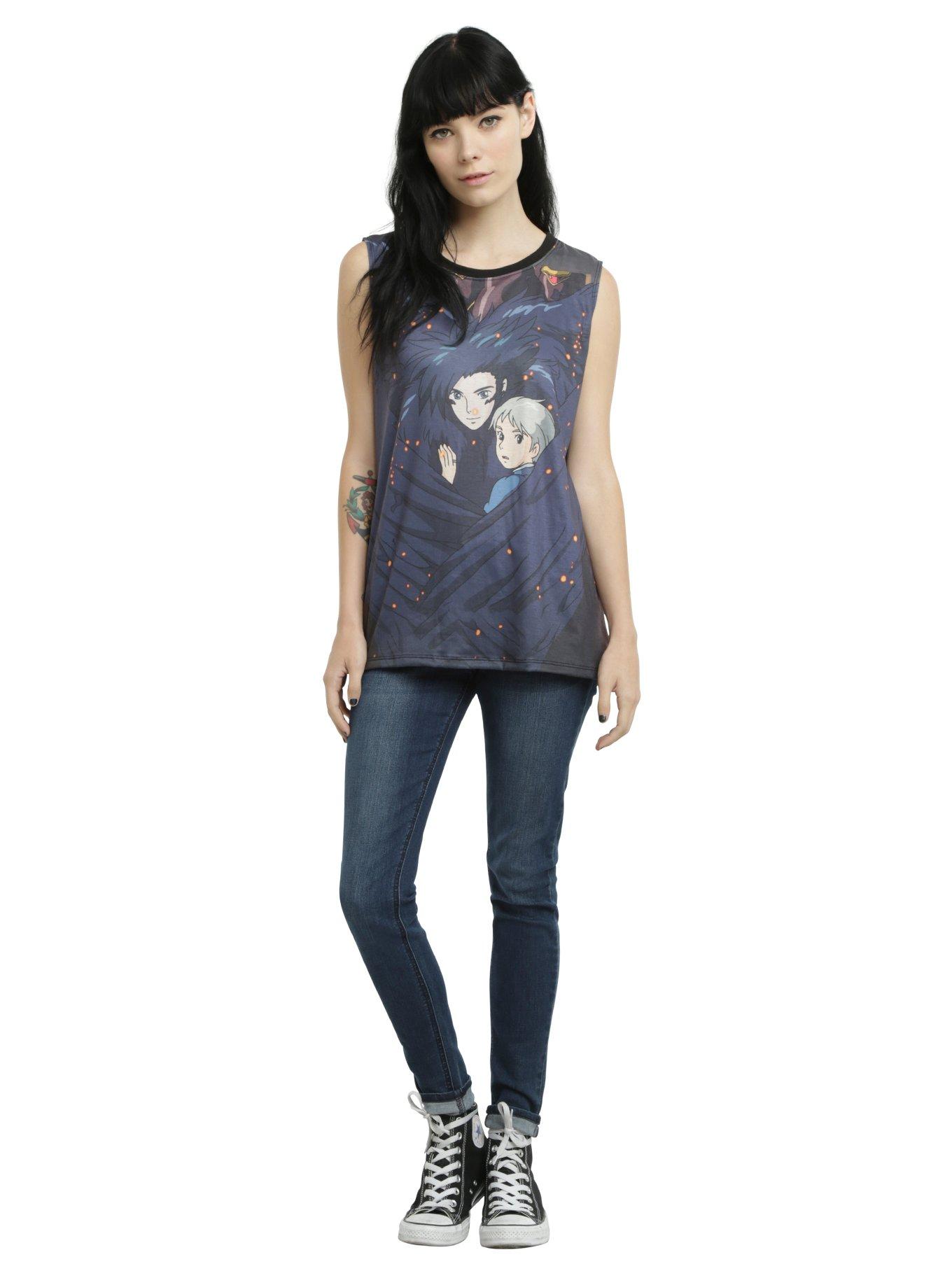 Her Universe Studio Ghibli Howl&rsquo;s Moving Castle Embrace Girls Muscle Top, , alternate