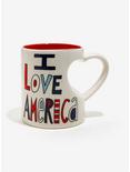I Love America Ceramic Mug, , alternate