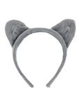 Grey Cat Ear Headband, , alternate