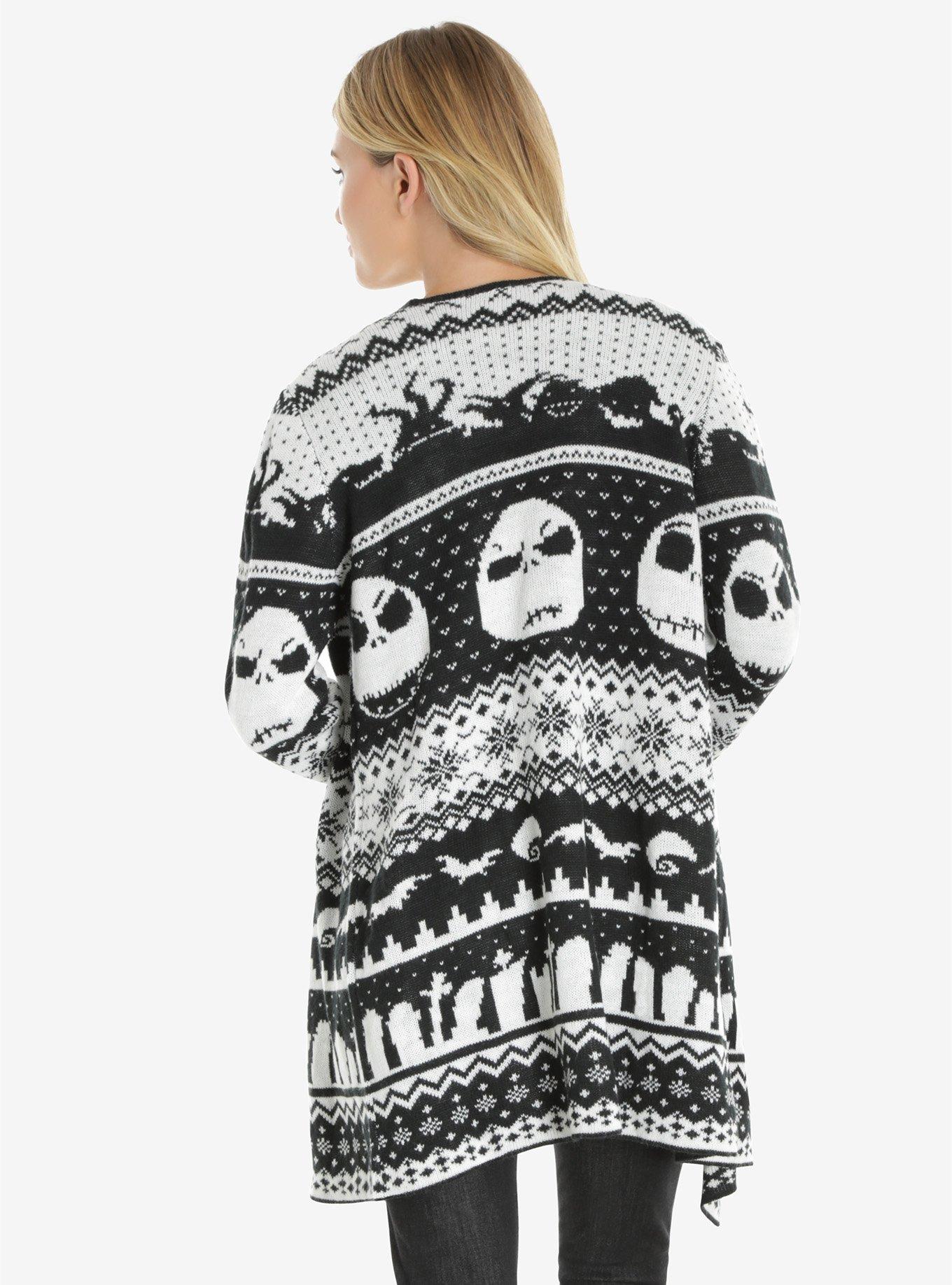 The Nightmare Before Christmas Fair Isle Cardigan, , alternate