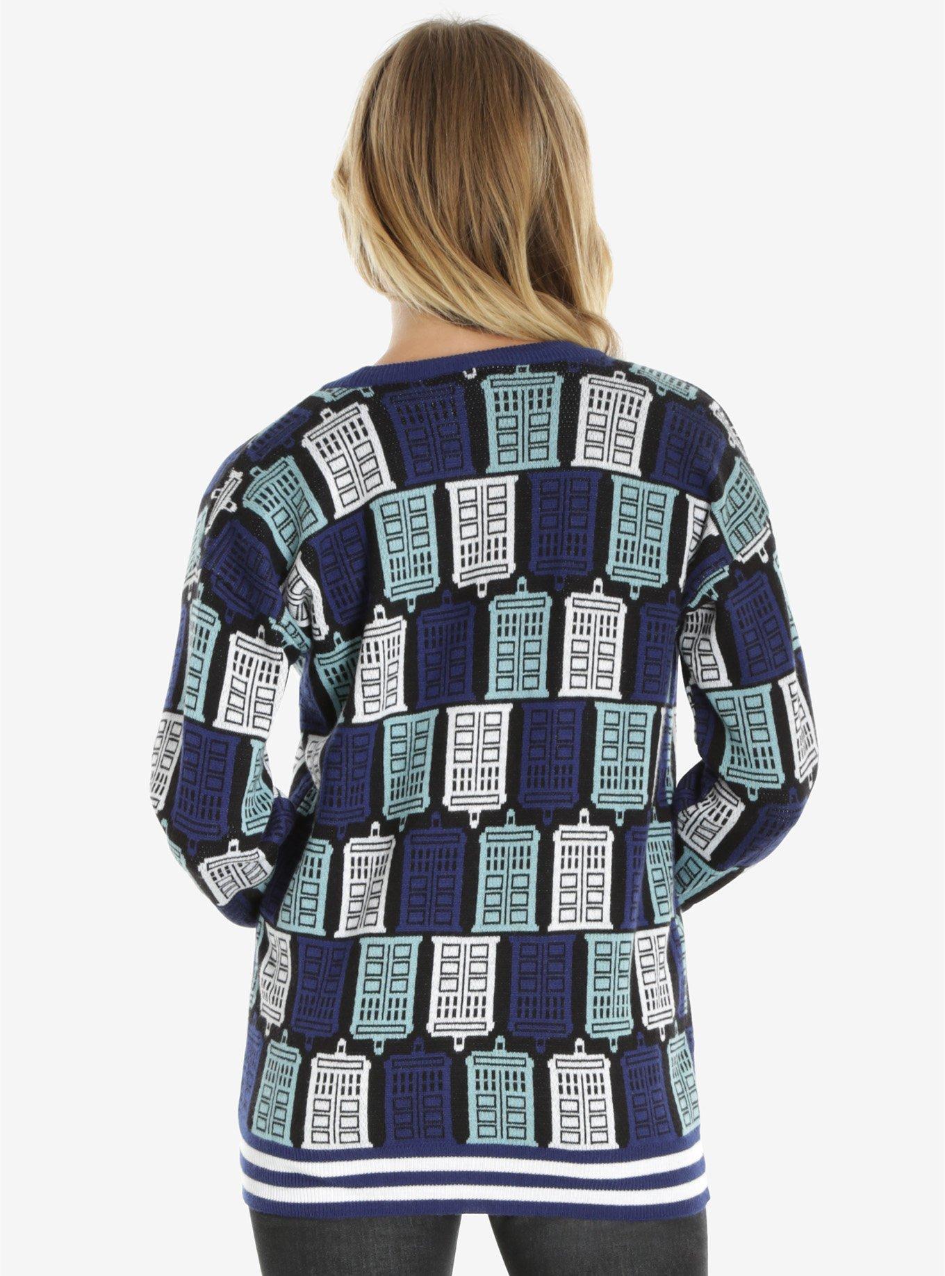 Doctor Who TARDIS Intarsia Cardigan, , alternate