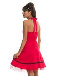 Red Sweetheart Halter Dress, , alternate
