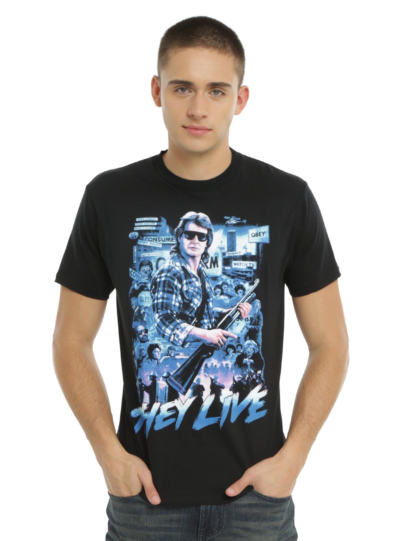 Rock Rebel They Live Collage T-Shirt, , alternate