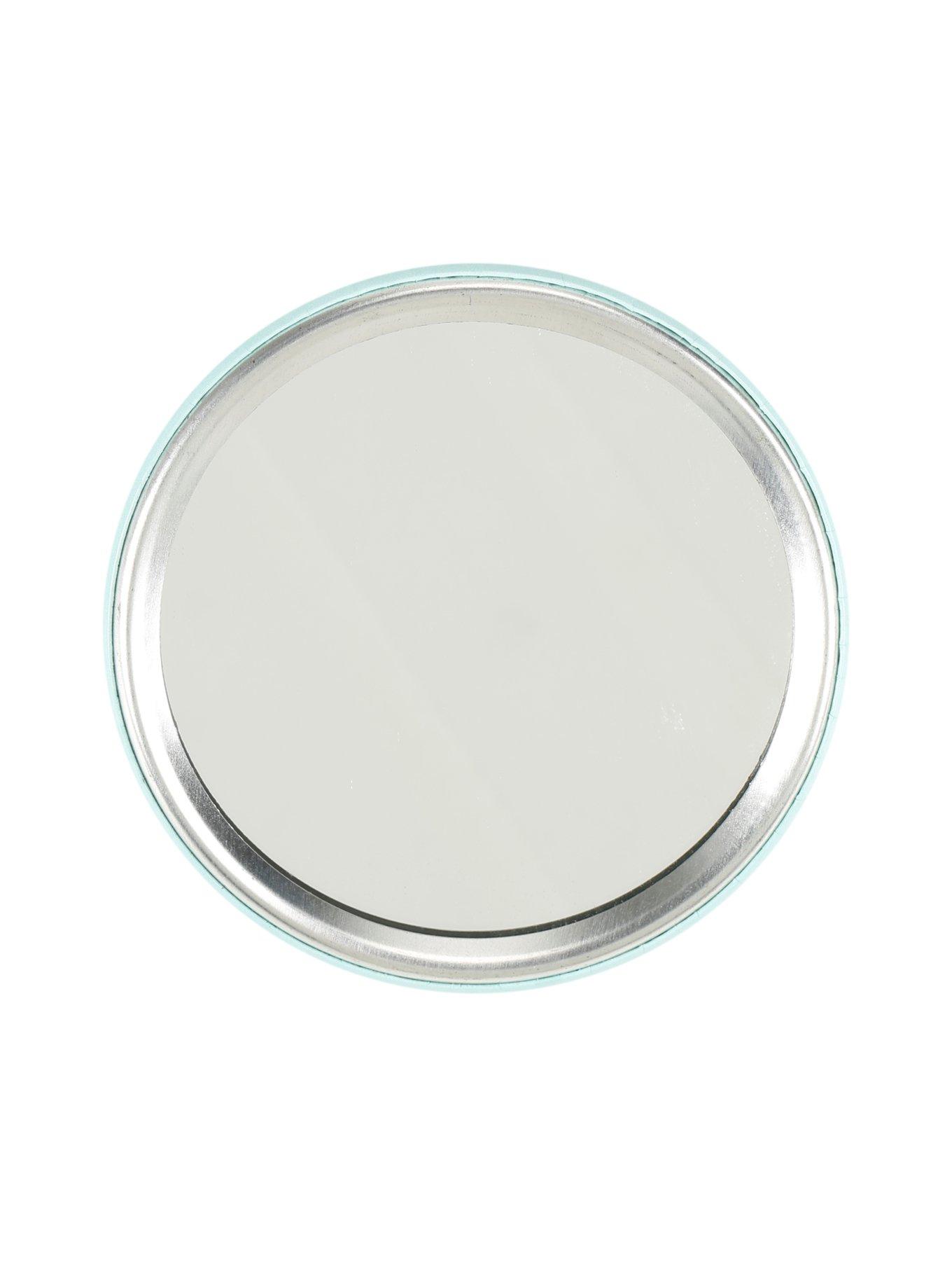 Black Rose Spiked Mint Button Mirror, , alternate - view 2