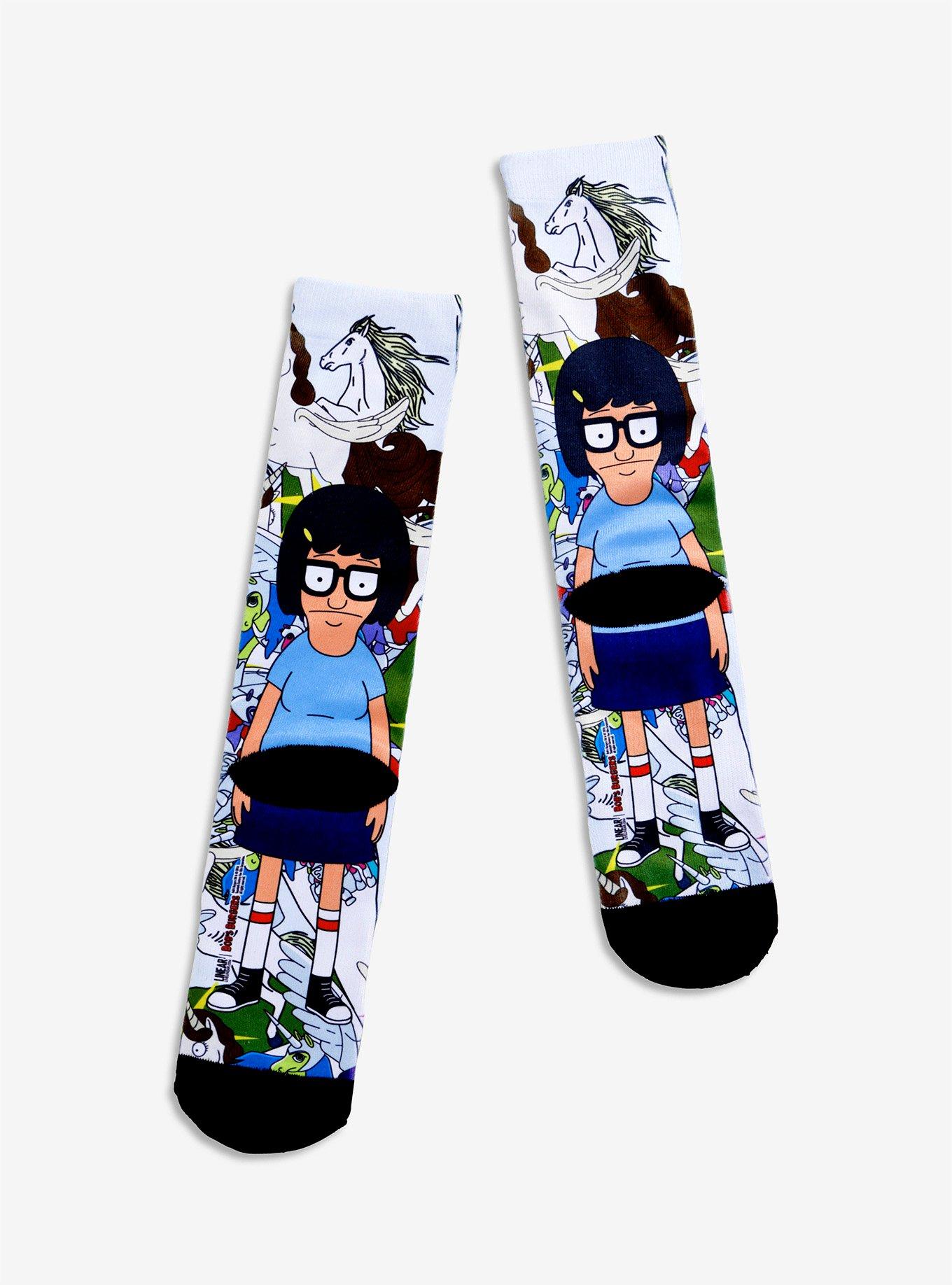 Bob's Burgers Tina Crew Socks, , alternate