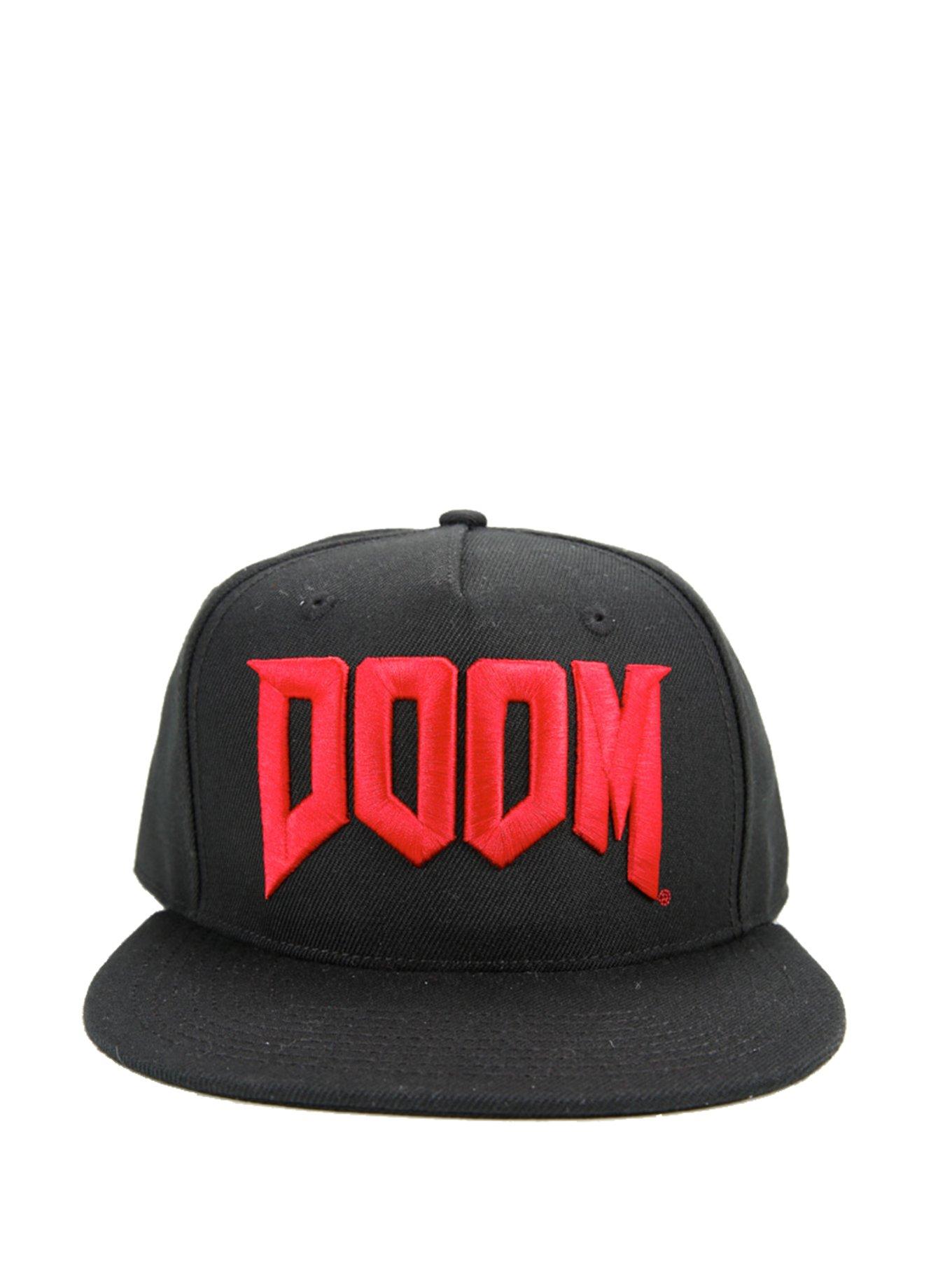 Doom Logo Snapback Hat, , alternate