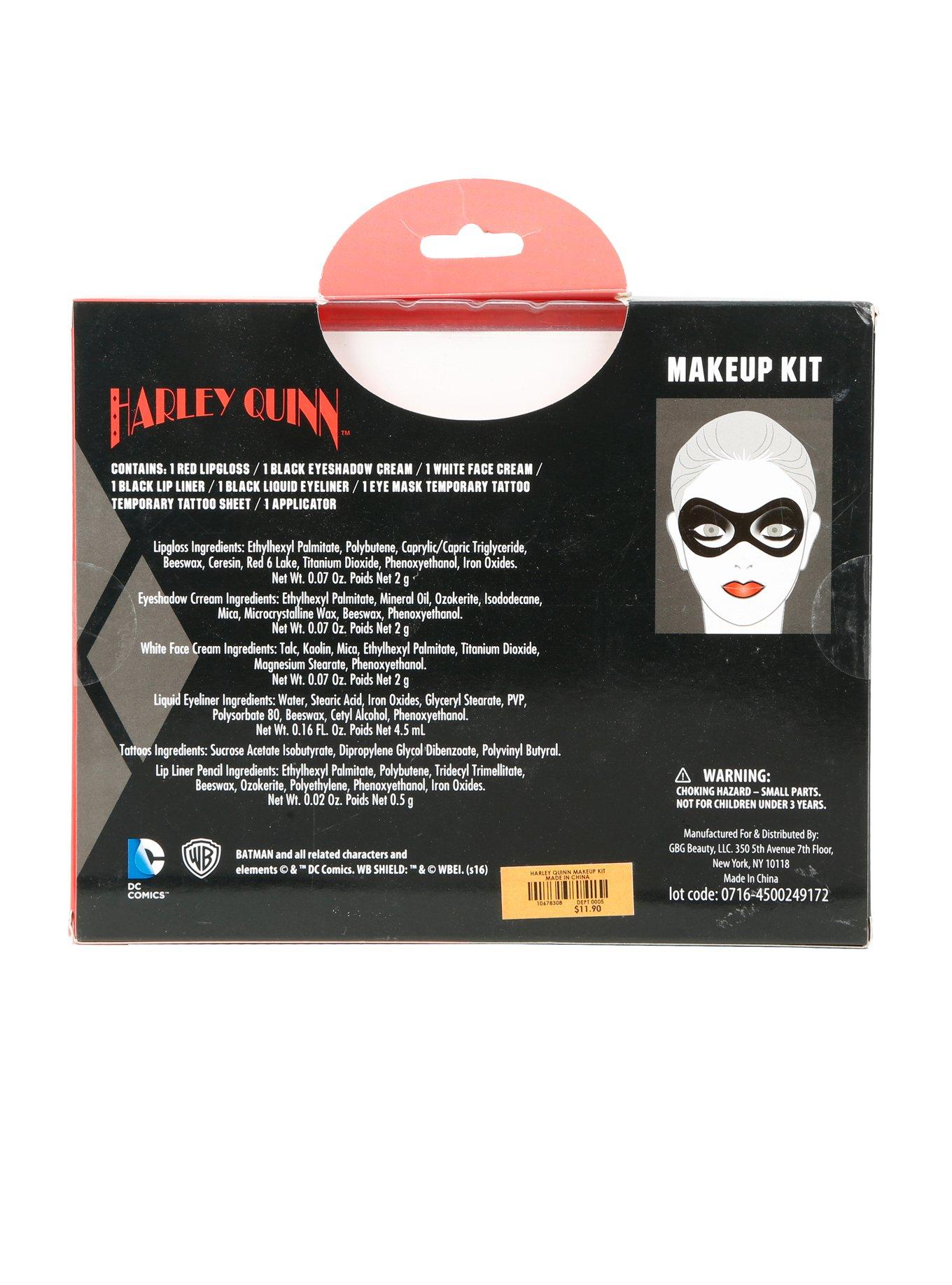 DC Comics Harley Quinn Classic Makeup Kit, , alternate