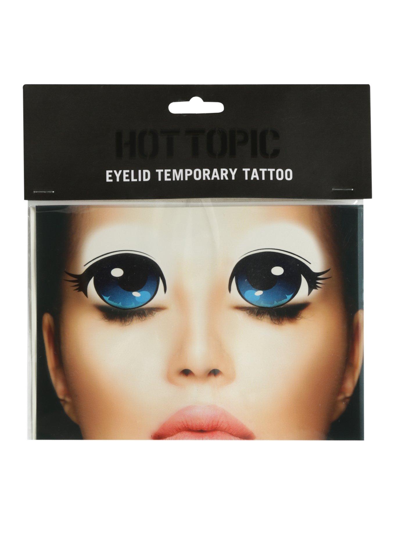 Anime Eye Temporary Tattoos, , alternate