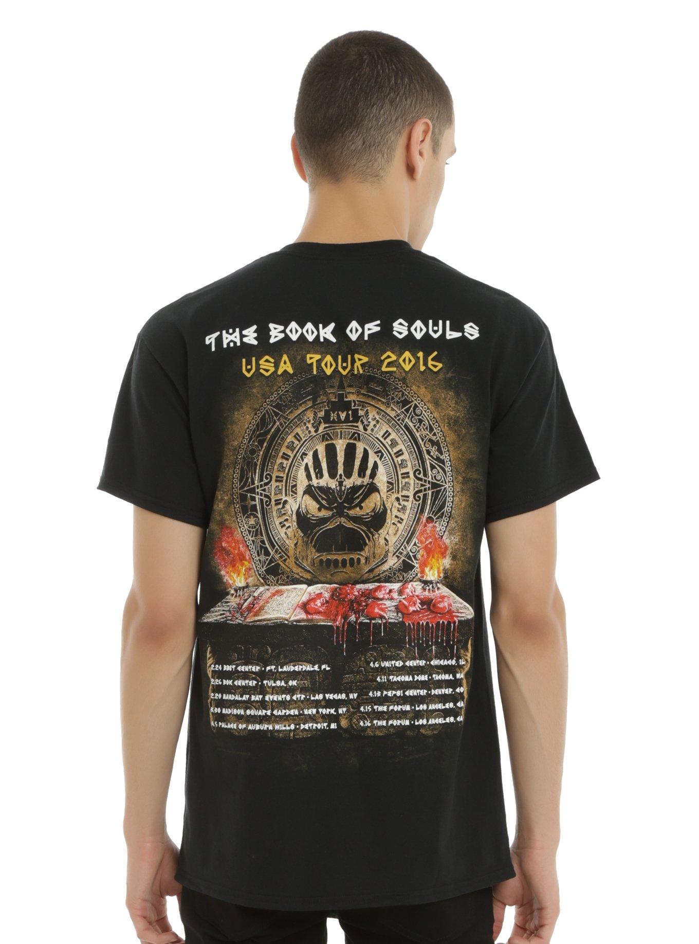 Iron Maiden Book Of Souls USA Tour T-Shirt, , alternate