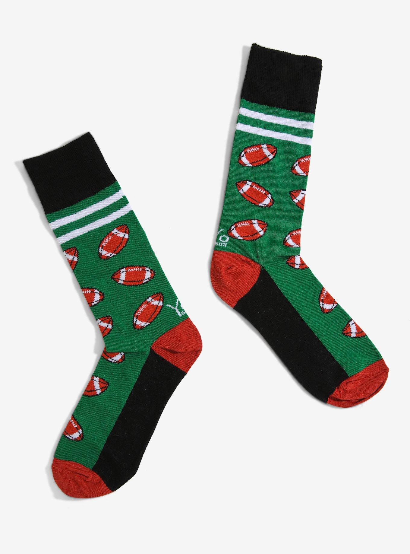 Yo Sox Football Socks, , alternate