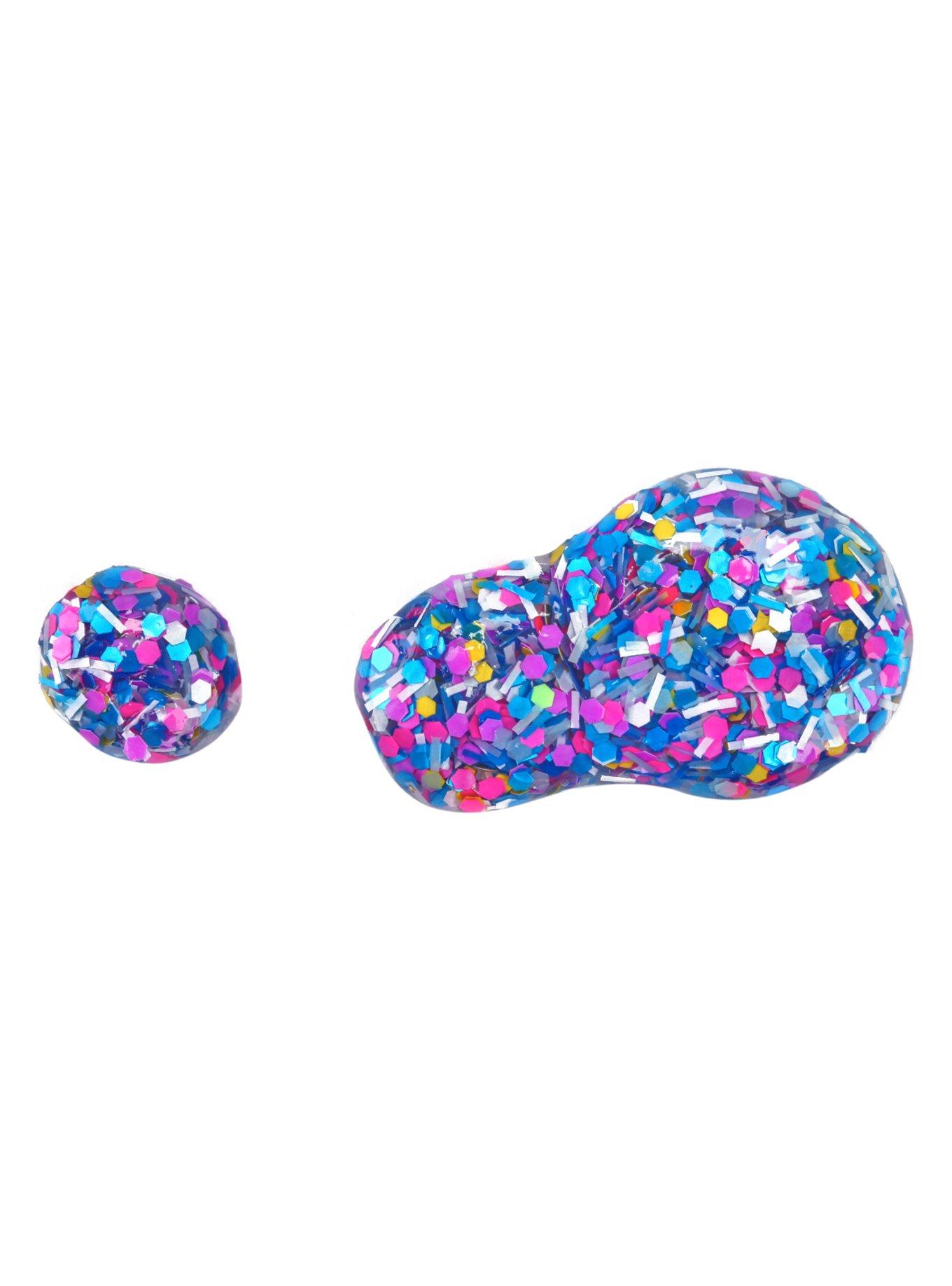 Blackheart Beauty Blue Pink & White Splatter Nail Polish, , alternate