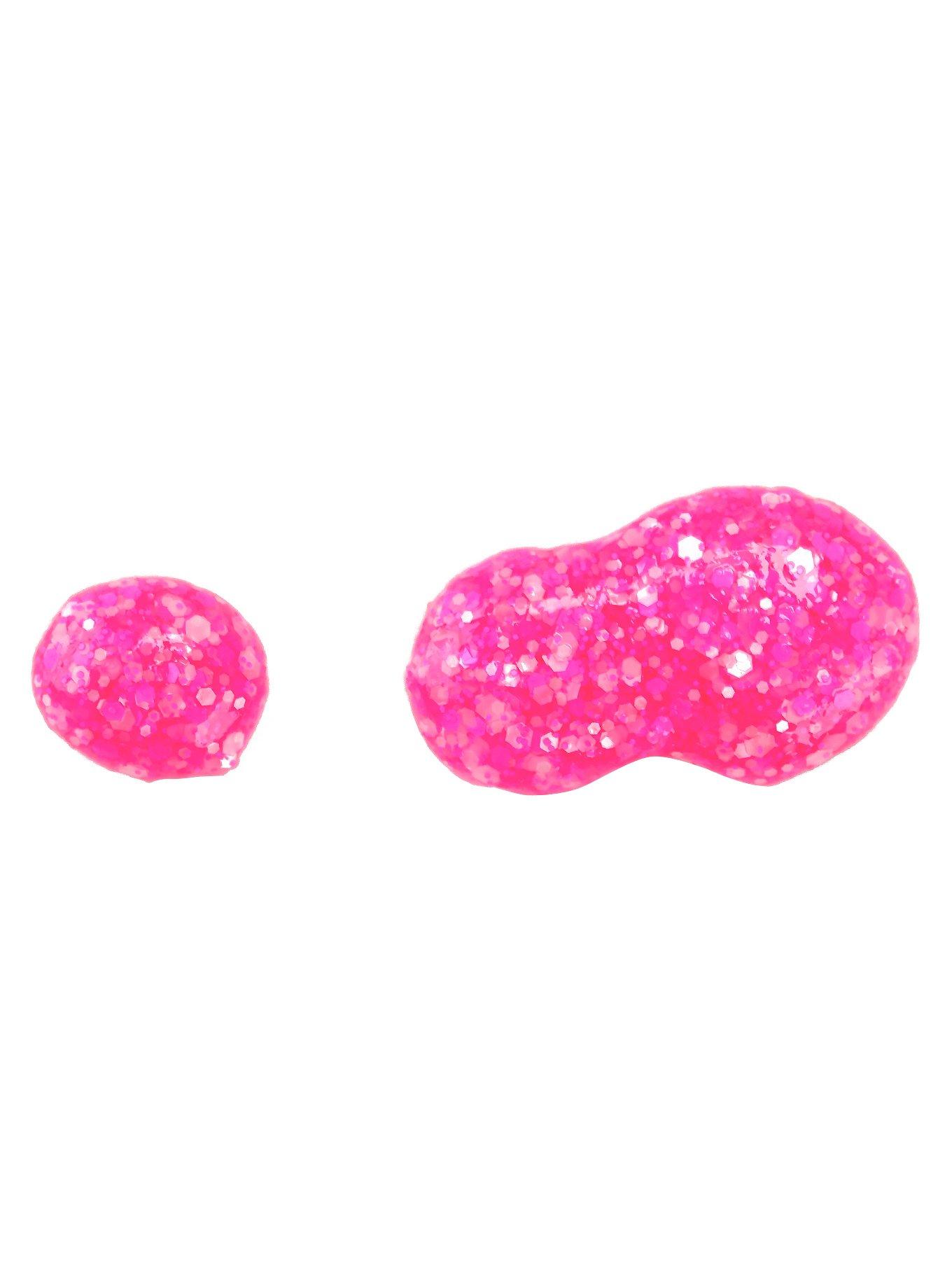 Blackheart Beauty Hot Pink & White Splatter Nail Polish, , alternate