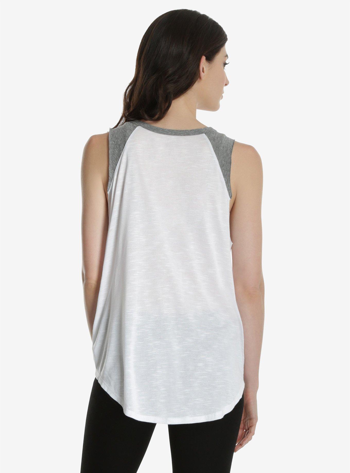 Justin Bieber What Do You Mean Womens Raglan Muscle Top, , alternate