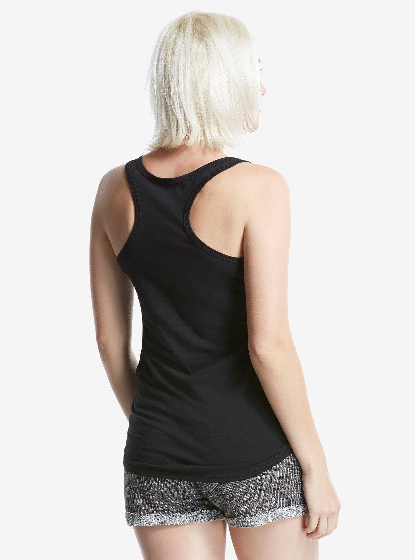 Doctor Who Weeping Angel Vitruvian Womens Tank Top, , alternate