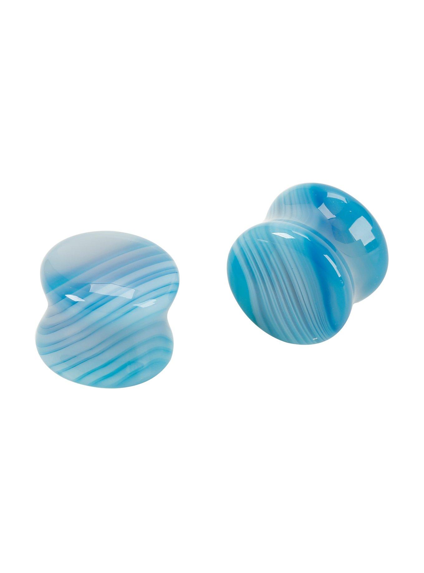 Stone Agate Blue Line Plug 2 Pack, , alternate