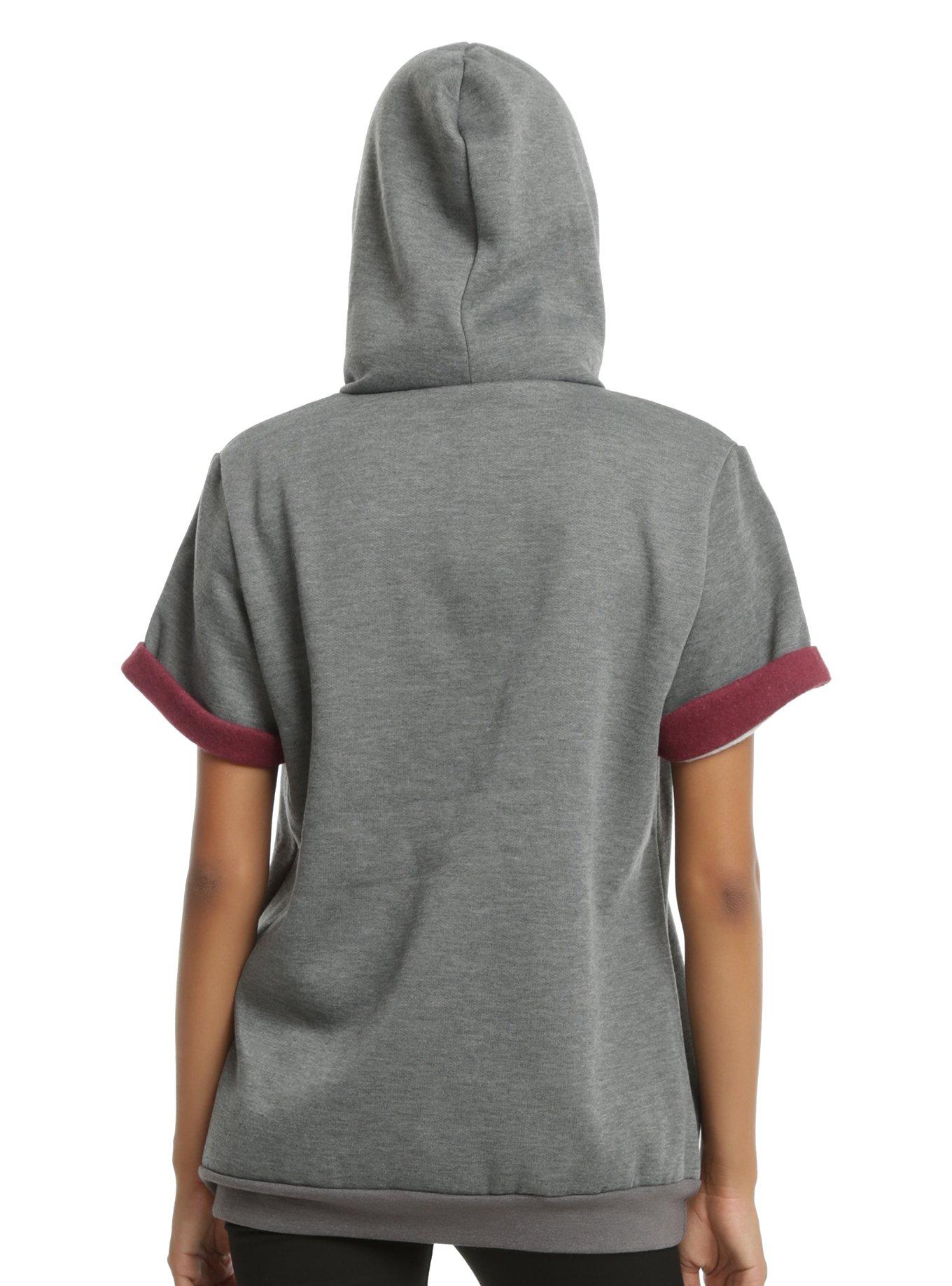 Fall Out Boy Logo Girls Short-Sleeved Hoodie, , alternate