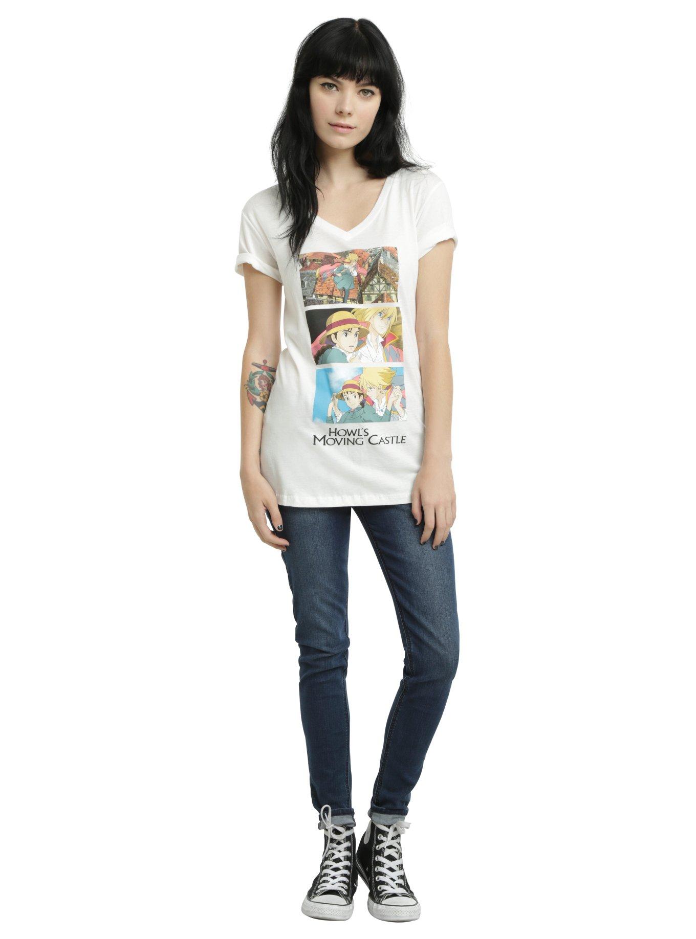 Her Universe Studio Ghibli Howl's Moving Castle Howl & Sophie Girls T-Shirt, , alternate