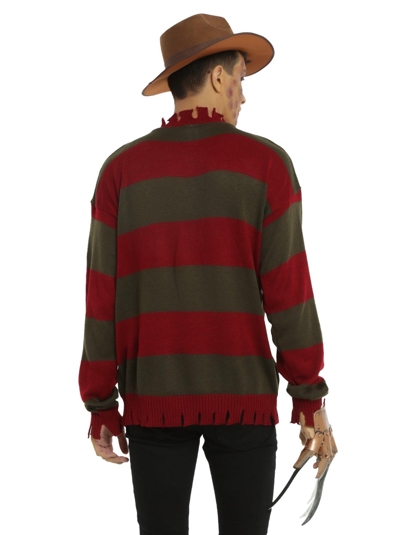 A Nightmare On Elm Street Freddy Krueger Costume Sweater, , alternate