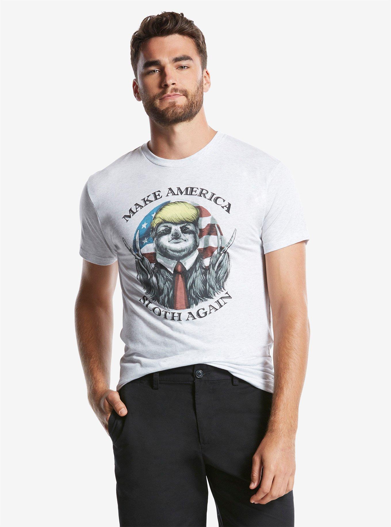 Make America Sloth Again T-Shirt, , alternate