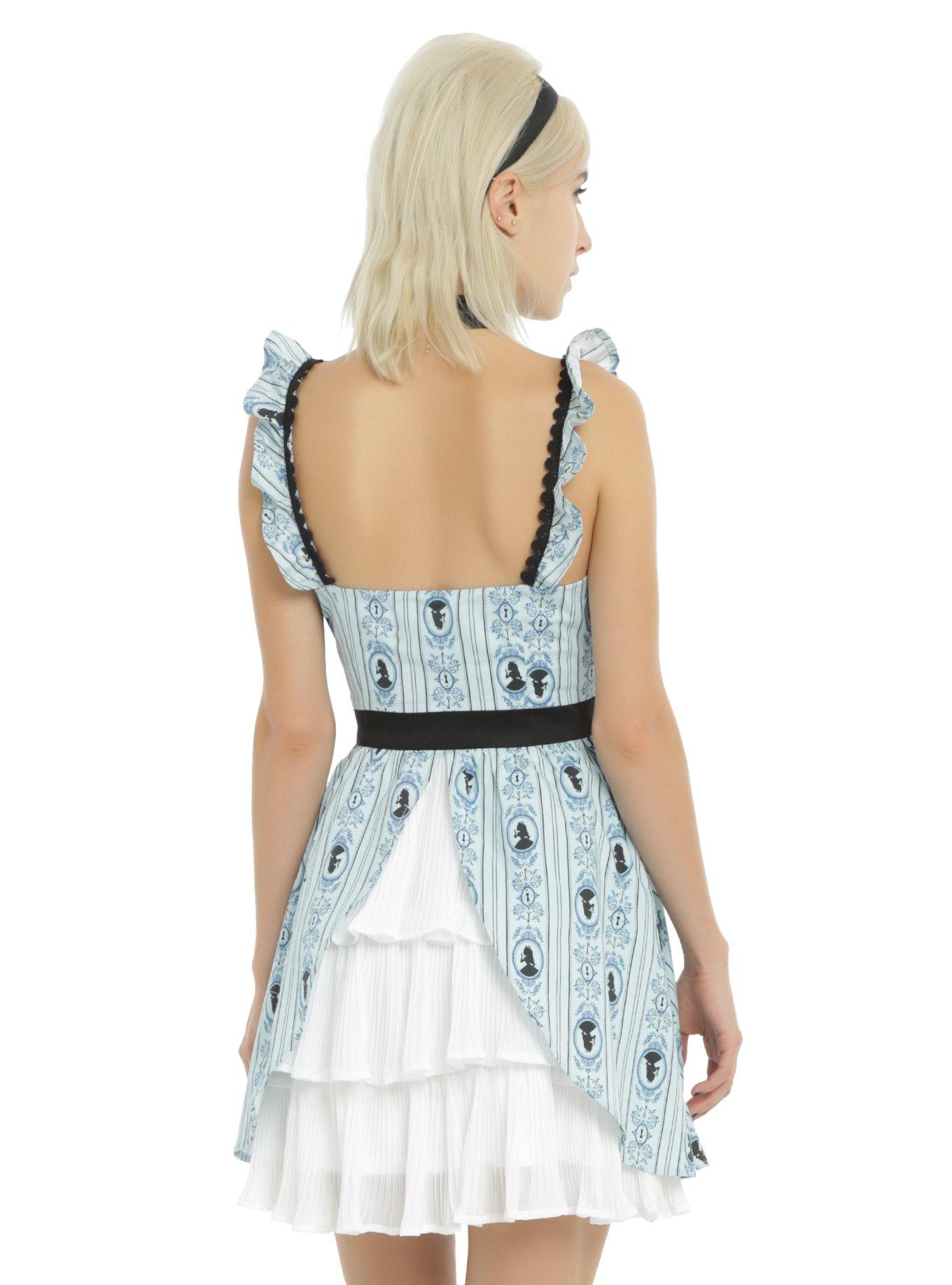 Disney's Alice In Wonderland Ruffle Back Cosplay Dress, , alternate