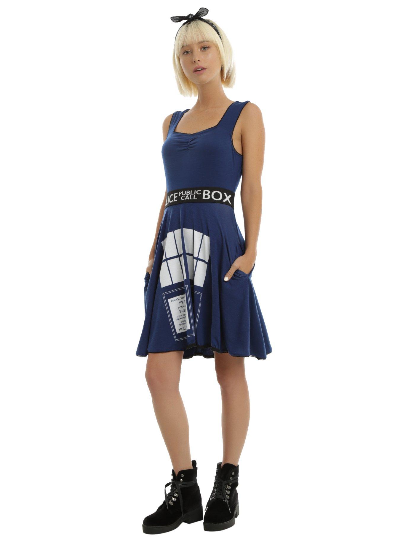 Doctor Who TARDIS Cosplay Dress, , alternate