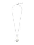 Blackheart Glass Orb Pendant Chain Necklace, , alternate