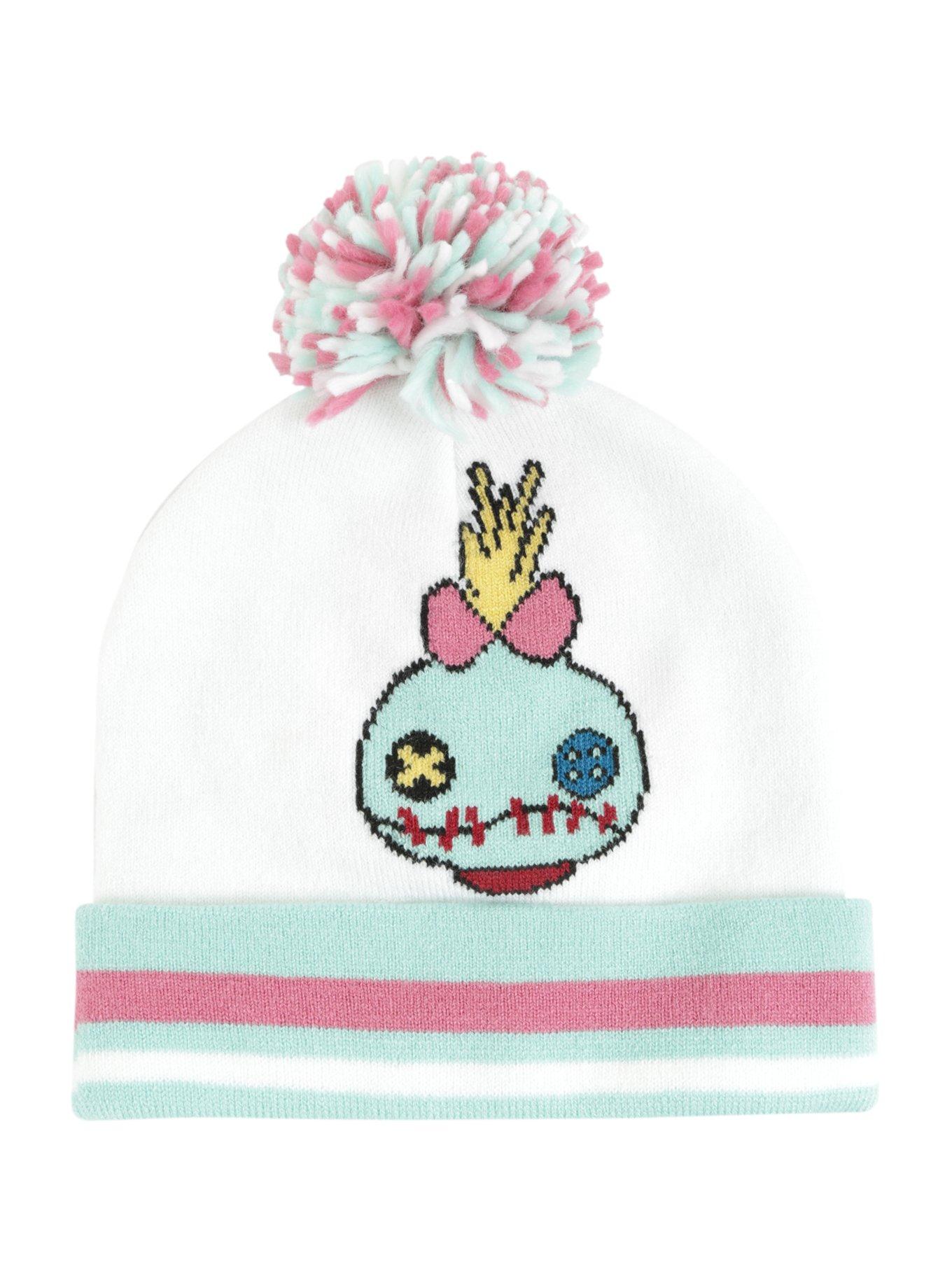 Disney Lilo & Stitch Scrump Varsity Pom Beanie, , alternate