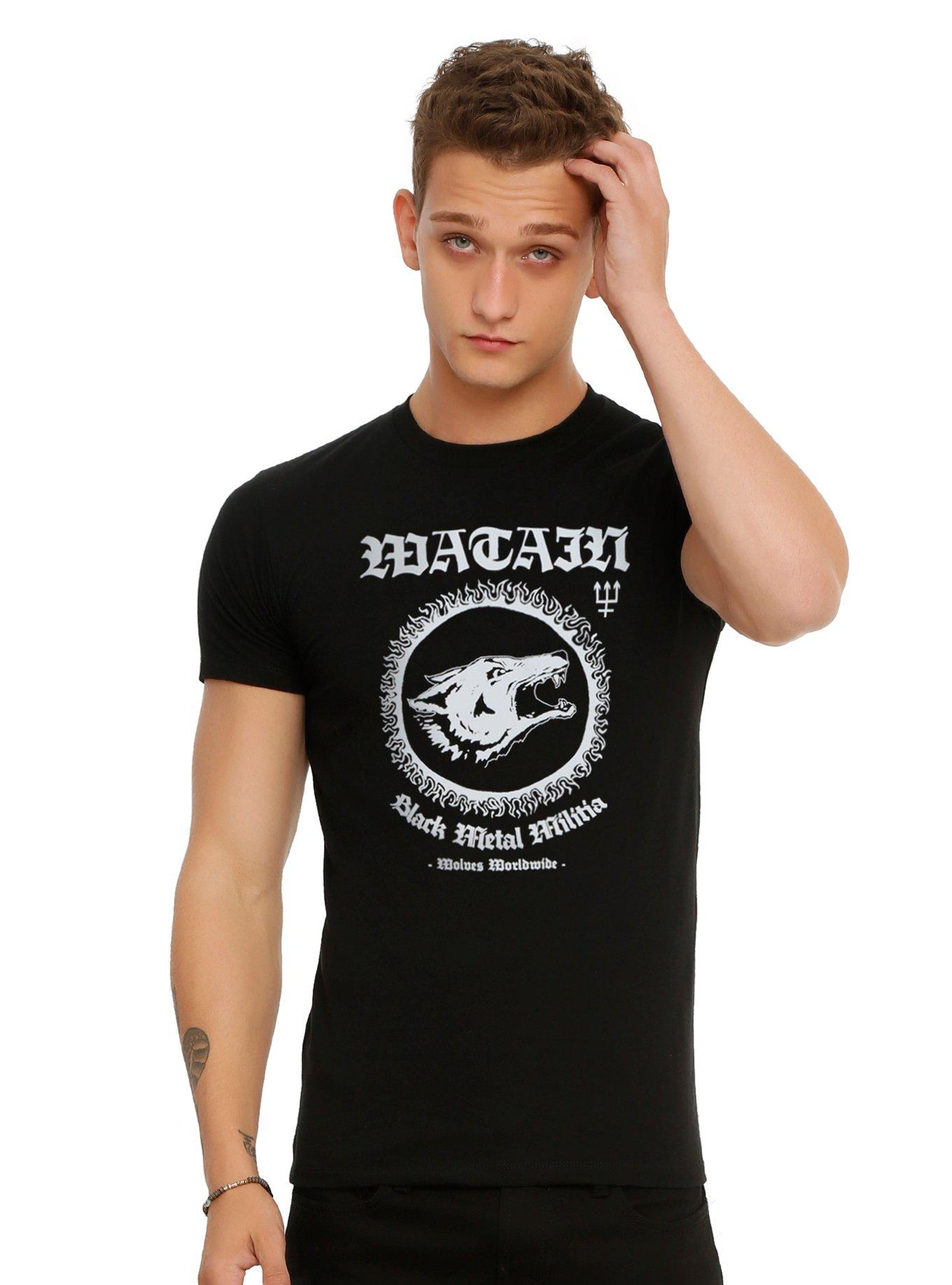 Watain Black Metal Militia T-Shirt, , alternate