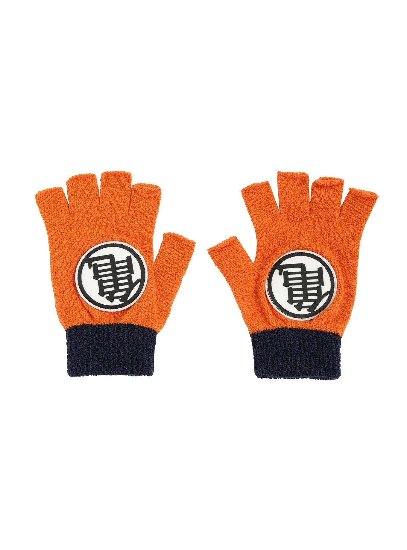 Dragon Ball Z Kame Symbol Fingerless Gloves, , alternate