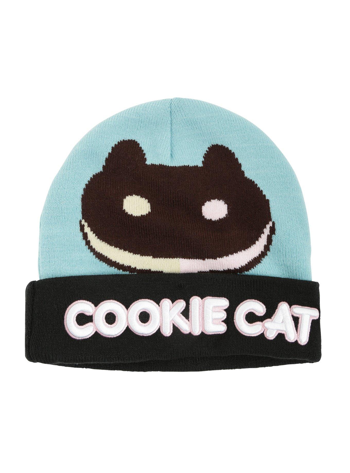 Steven Universe Cookie Cat Intarsia Knit Beanie, , alternate