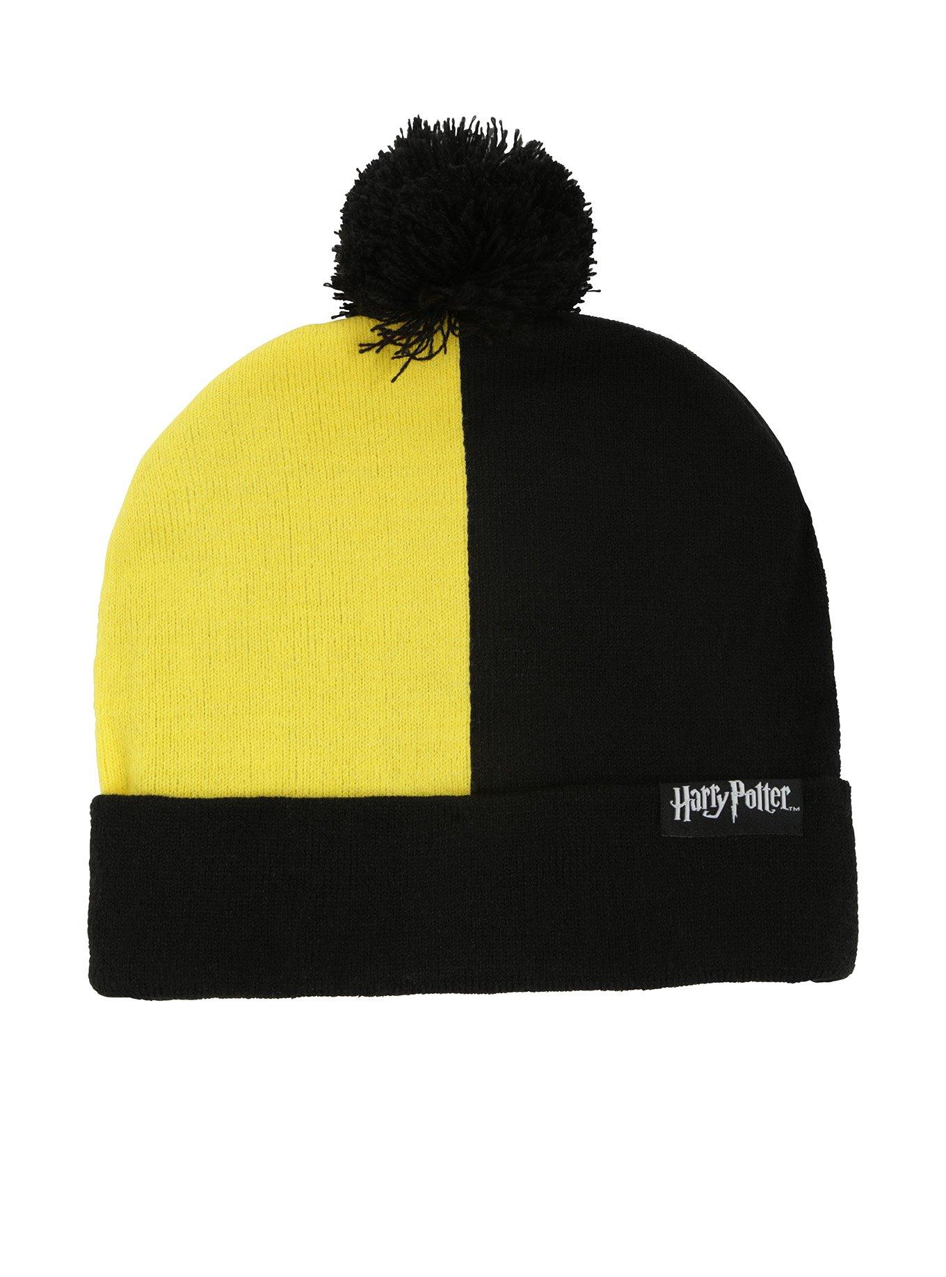 Harry Potter Hufflepuff Pom Beanie, , alternate