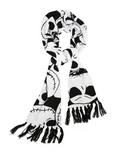 The Nightmare Before Christmas Jack Face Knit Scarf, , alternate