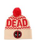 Marvel Deadpool Sweater Pom Beanie, , alternate
